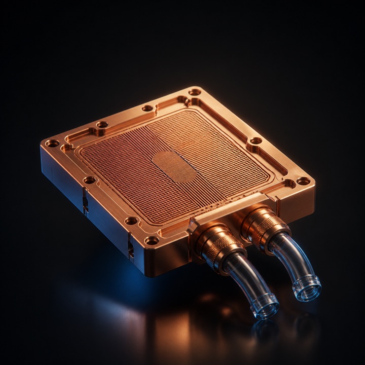 Multi-GPU cold plate (industrial)